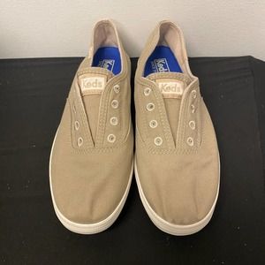 KEDS Womens Chillax Tan Washable Slip on Shoes Size 6.5